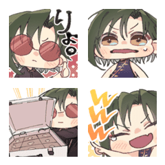 Green-Haired Mafia: Anime-style Emoji