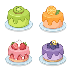 かわいいケーキスイーツ絵文字