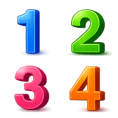 Dreamy Sweet Number Emoji