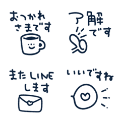 Ballpoint pen handwriting