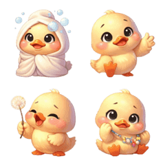 Cute little duck emoji