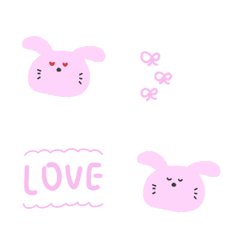 only pink emoji
