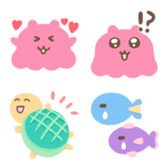 メンダコのゆるリアクション絵文字