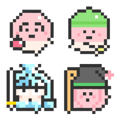 Pixel Art Kinoko-kun Emoji 2