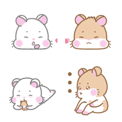 動く！ハムスターミカン絵文字