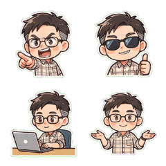 Work Life Reaction Stickers