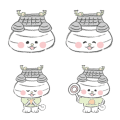 松江市PRキャラクターおまっちぇ絵文字 ①