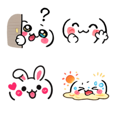 Colorful! Kaomoji Emoji basic Animation6