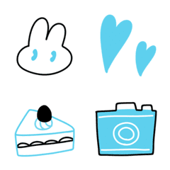 *Cute Emoji* (Blue Version)