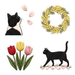 Cute embroidered emojis03