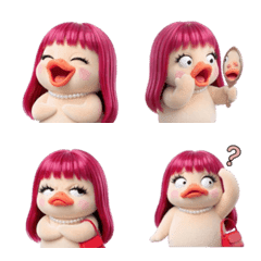 生意気なアヒルの女の子