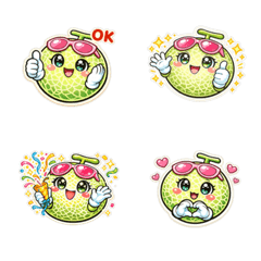 Tropical Melon-chan Emoji