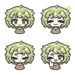 Carefree chara pixel art Emoji