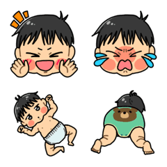 Energetic Baby Emoji