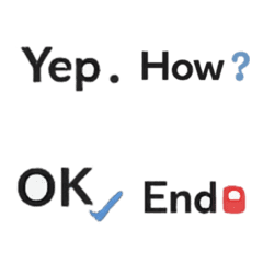 極簡英文單字｜快速回覆表情