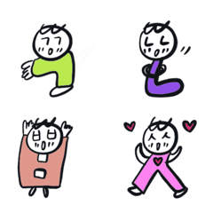 Korean boy's facial expressions