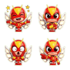 Tokusatsu Rider Emoji Stickers