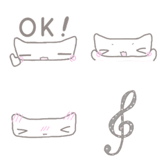 しろねこ日常絵文字
