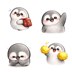 Po-chan the Penguin Adult Healing Emoji