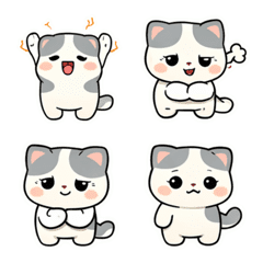 말랑 얼룩 고양이