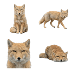 西藏沙狐真人表演