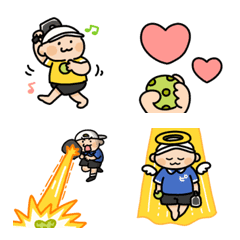 Playful pickleball emoji!