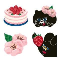 桜舞う春の絵文字 by ポピーラビー