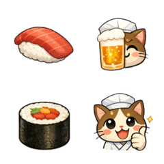 Cat Chef Emoji 2: Sushi, Izakaya & React