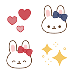 Simple Cute Bunny Emoji