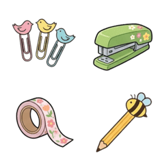 Pastel Spring Stationery Decor