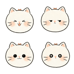 簡單卡通貓-表情貼