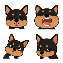 杜賓犬-Q版卡通-表情貼