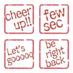 Japan HANKO style and alphabet blue