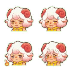 咩莉．蹦角角 五月元氣表情貼 III