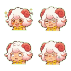 咩莉．蹦角角 五月元氣表情貼 VI