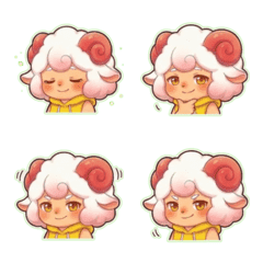 咩莉．蹦角角 五月元氣表情貼 II