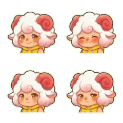 咩莉．蹦角角 五月元氣表情貼 V