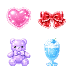Puffy Jelly Girly Emojis
