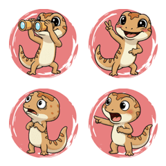 黏黏守宮 (紅) Ver.2