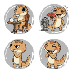 黏黏守宮 (灰) Ver.2