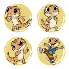 黏黏守宮 (黃) Ver.2