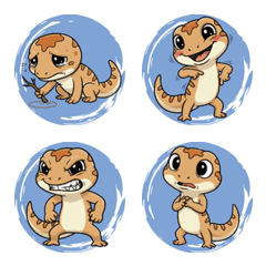 黏黏守宮 (藍) Ver.2