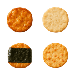 Realistic rice cracker-Emoji