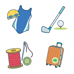 かわいい趣味の絵文字です! 03