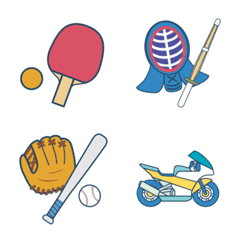 かわいい趣味の絵文字です! 01
