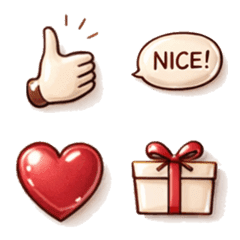 Simple adult colors emoji