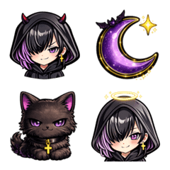 Yoruna Dark Gothic Emoji1