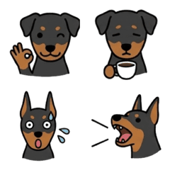 37 Doberman Line emojis