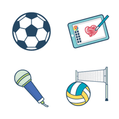 かわいい趣味の絵文字です! 04