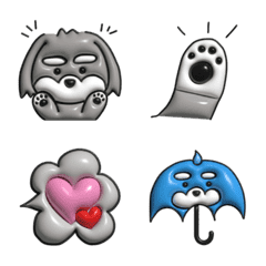 Puffy Schnauzer Emoji